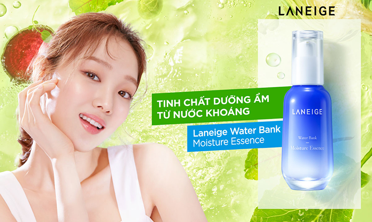 Tinh Chất Dưỡng Ẩm Từ Nước Khoáng Cho Da Thường Và Da Khô Miniature Laneige Water Bank Moisture Essence (30ml)