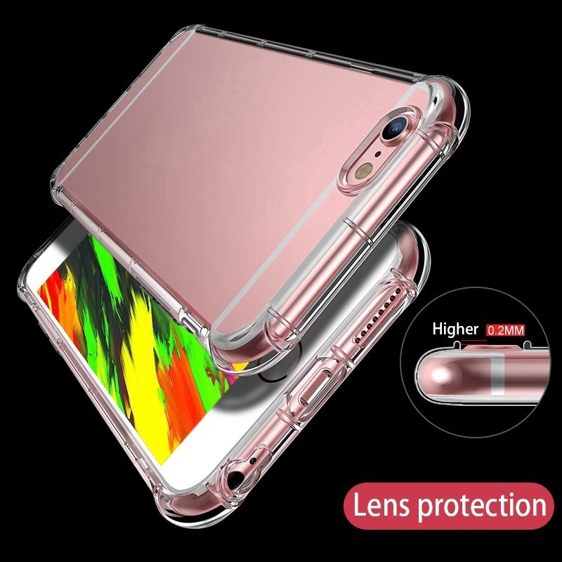 Ốp Lưng Dẻo Chống Sốc Phát Sáng Cho iPhone 6/6s Dada (Trong Suốt) - Hàng Chính Hãng