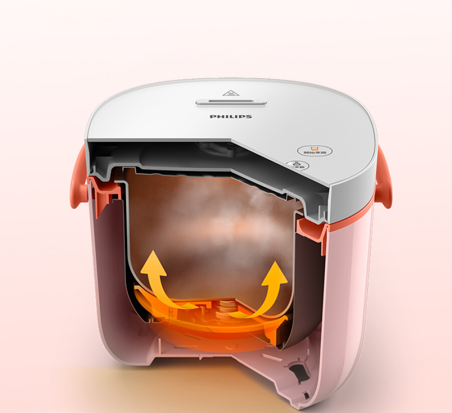 Philips (PHILIPS) rice cooker 2L mini smart can be reserved touch control can do yogurt HD3070/00 pink Philips (PHILIPS) rice cooker 2L mini smart can be reserved touch control can do yogurt HD3070/00 pink