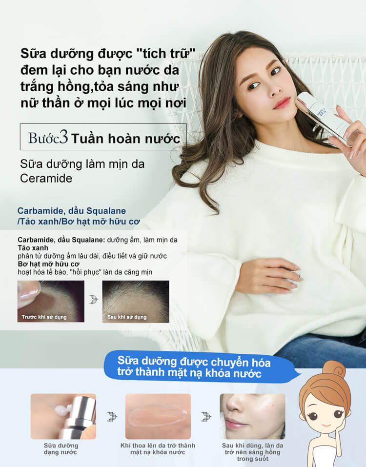 Nước hoa hồng mịn da cấp tốc Super Dry 24H Eileen Grace (150ml)