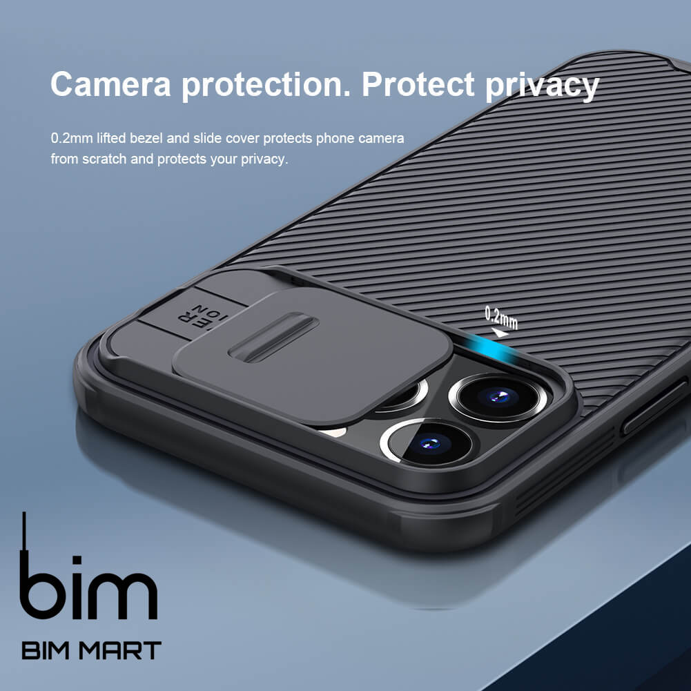 Ốp Nillkin Camshield bảo vệ Camera cho iPhone 13 Pro Max - Hàng nhập khẩu