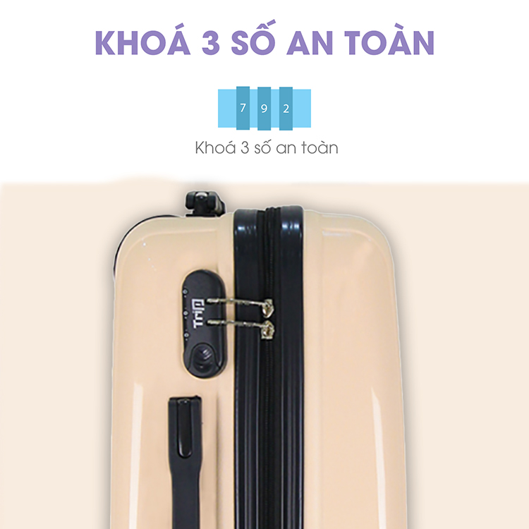 Vali Nhựa Dẻo TRIP PP103 - Vàng