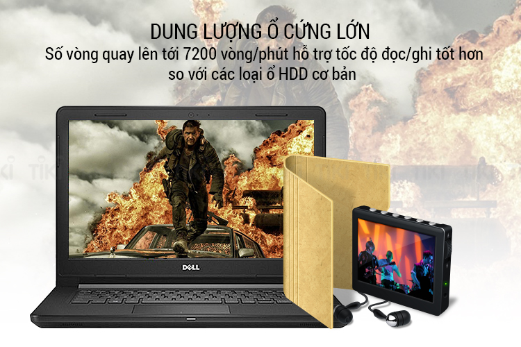 Laptop Dell Vostro 3478 R3M961 Core i5-8250U/Dos (14 inch) - Black - Hàng Chính Hãng