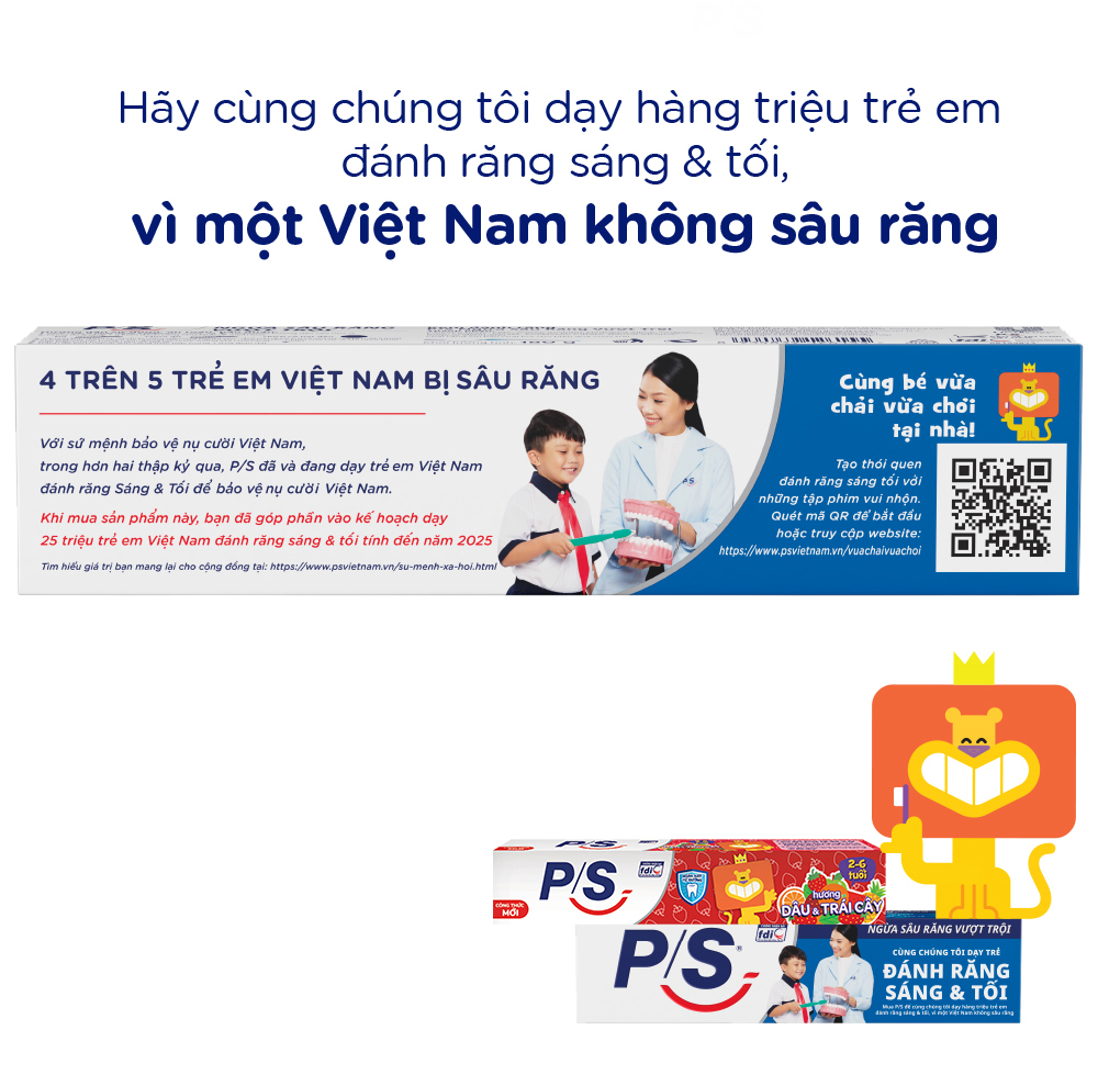 Combo 3 Kem Đánh Răng Ngừa Sâu Răng Vượt Trội 240g