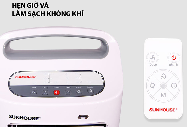 Máy Làm Mát Không Khí - Quạt Điều Hòa Sunhouse SHD7701 - Hàng chính hãng