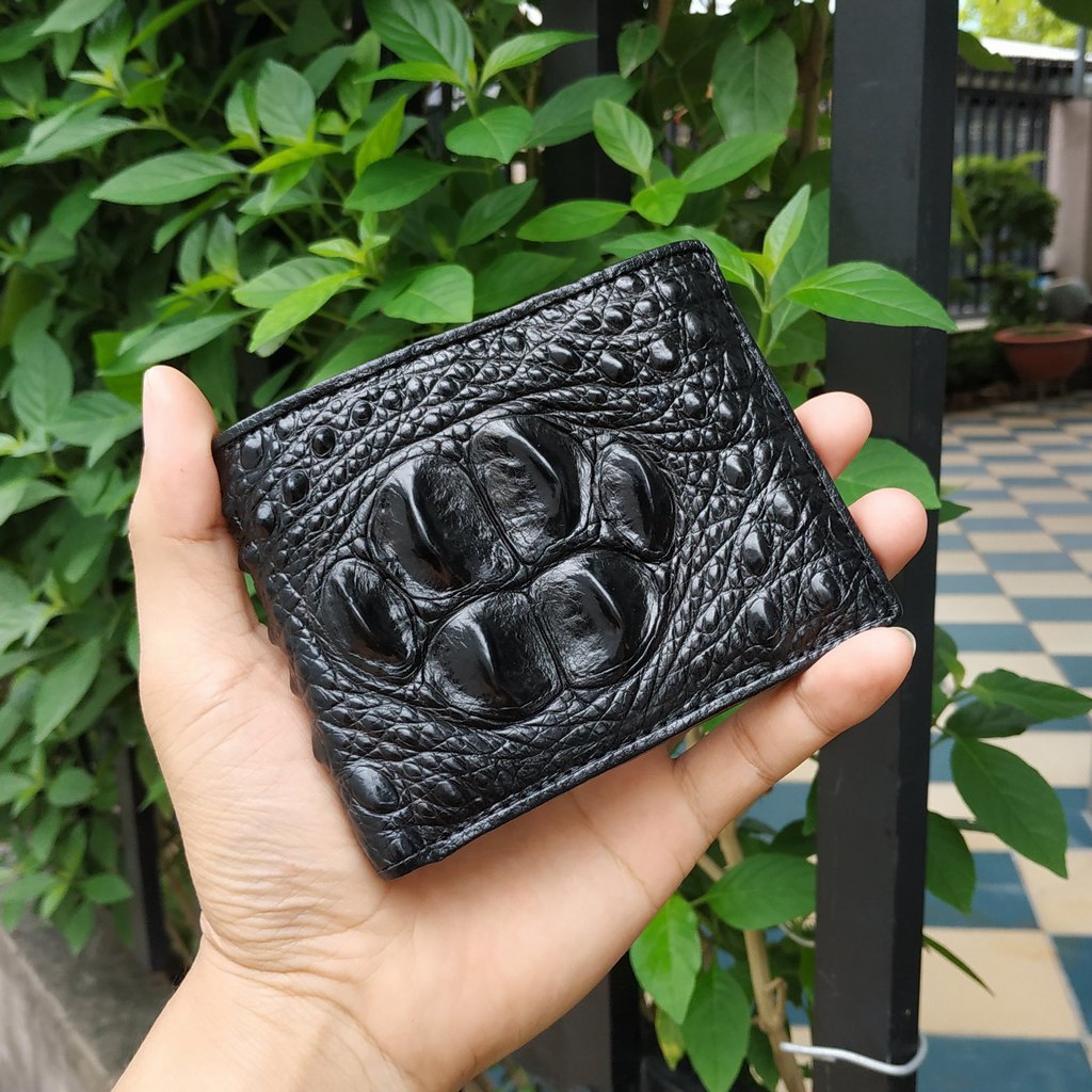 Ví Nam Gù Cá Sấu Lớn 2 Mặt Cao Cấp