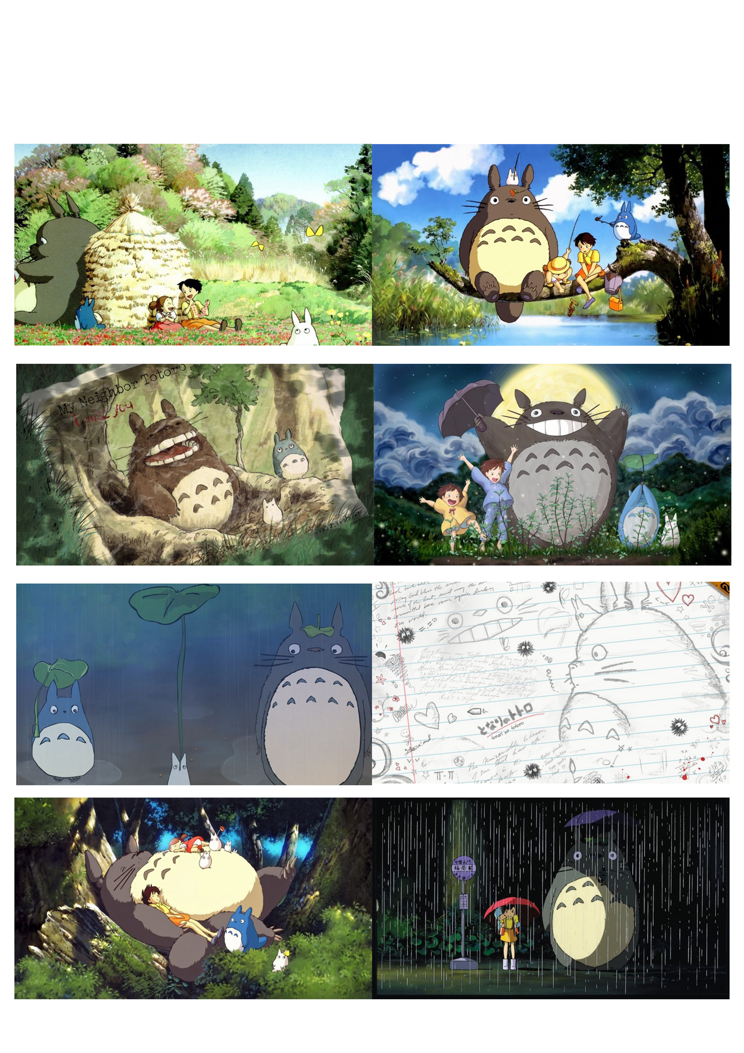 Poster 8 Tấm A4 Hàng Xóm Của Tôi Là Totoro Ghibli Studio Anime Tranh Treo  Album Ảnh In Hình Đẹp (Mẫu Giao Ngẫu Nhiên) - Thiệp - Bưu Ảnh | Sáchviệt.Vn