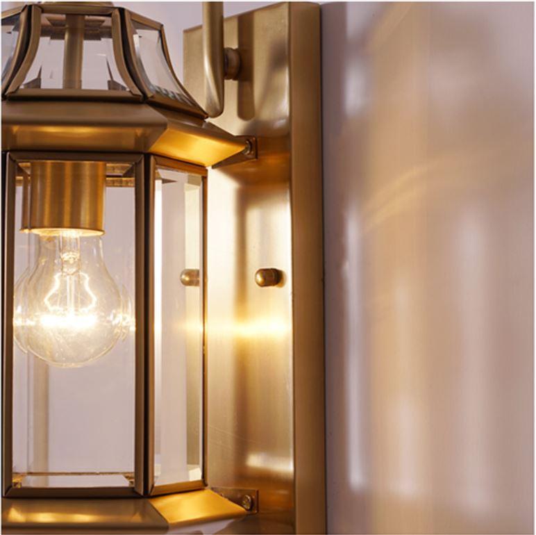 Đèn tường đồng kính trang trí COROMA cao cấp hiện đại