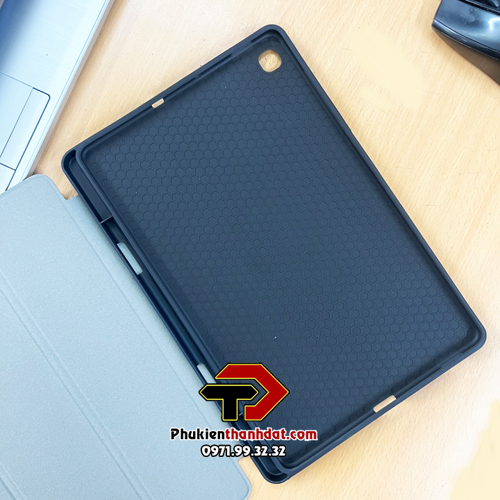Bao da chống sốc cho Samsung Galaxy Tab S6 Lite P615/P610, Tab S6 Lite 2022, Tab S6 Lite 2024 có ngăn đựng bút - Hàng nhập khẩu