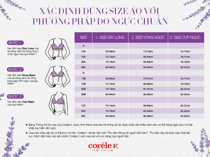  Áo ngực nữ Corele-V 3201C mút dày có gọng siêu nâng đẩy ngực