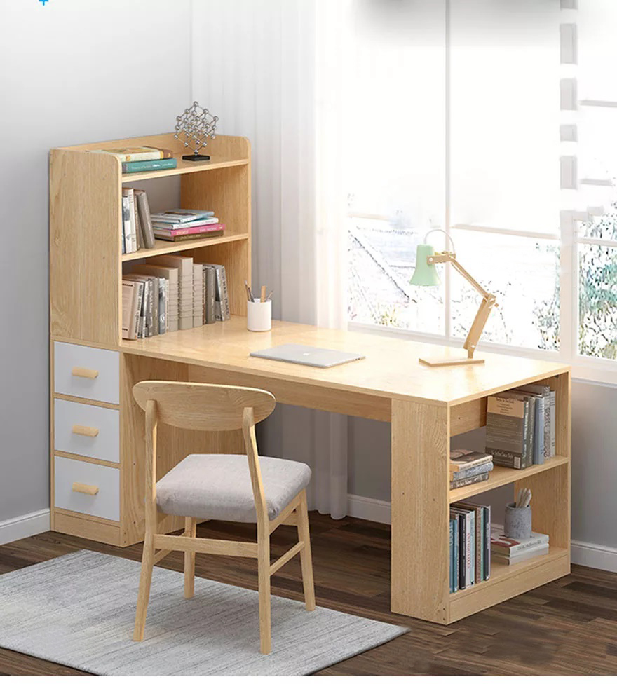 Bạn đang tìm kiếm một chiếc bàn làm việc gỗ đẹp mắt và tiện lợi cho không gian làm việc của mình? Hãy đến với chúng tôi để khám phá mẫu bàn làm việc gỗ kèm kệ sách đa năng, giúp bạn tiết kiệm diện tích và sắp xếp sách vở dễ dàng hơn bao giờ hết.