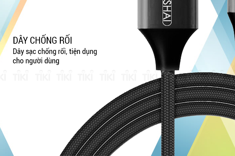 Dây Cáp Sạc USB Type-C Cho Điện Thoại GENSHAI 1m GT08 - Hàng Chính Hãng