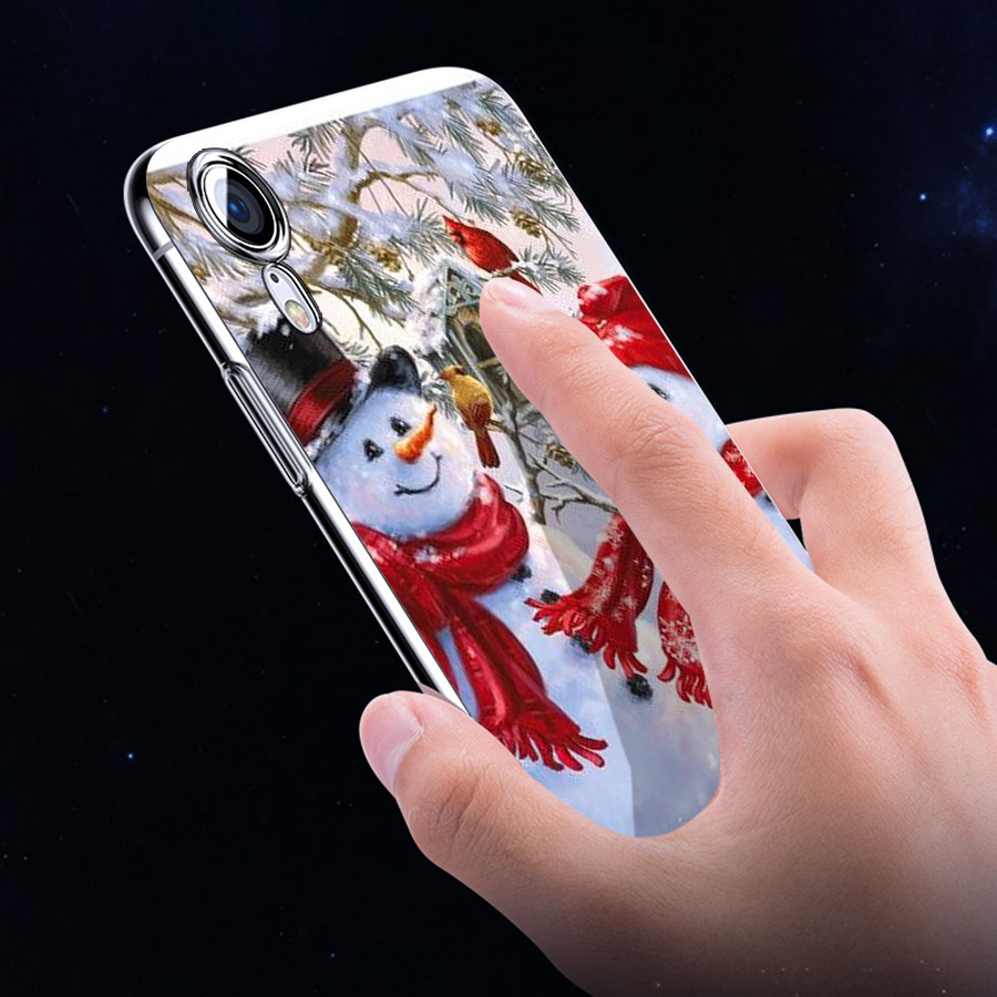 Ốp lưng cứng viền dẻo dành cho điện thoại iPhone XR - GIÁNG SINH ĐẾN RỒI MS GSDRMR015