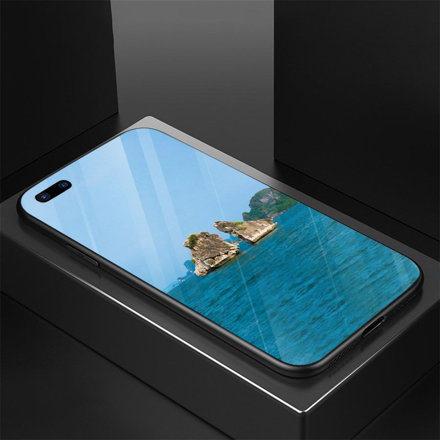 Ốp kính cường lực cho điện thoại Oppo A5/A3s - vịnh hạ long MS HALONG008