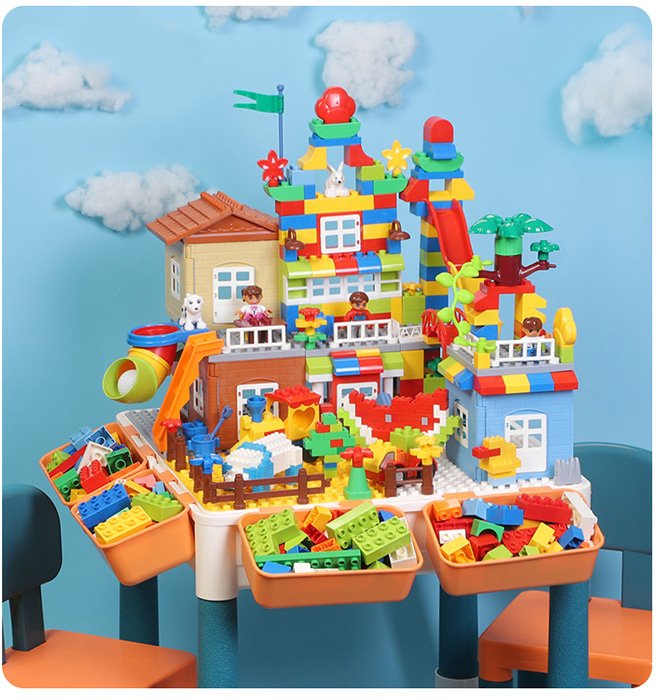 Bàn xây dựng lắp ráp lego 1