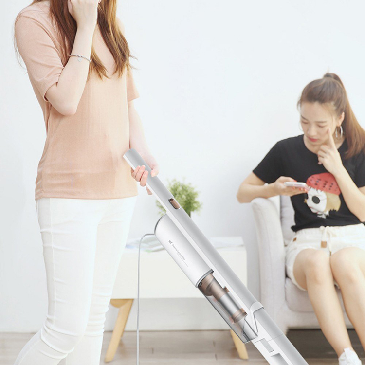 Xiaomi Deerma Vacuum Cleaner With Belt Handheld DX800S 14000pa Suction 600W Electric Wiper Floor Washers Wet Mopping White US Plug