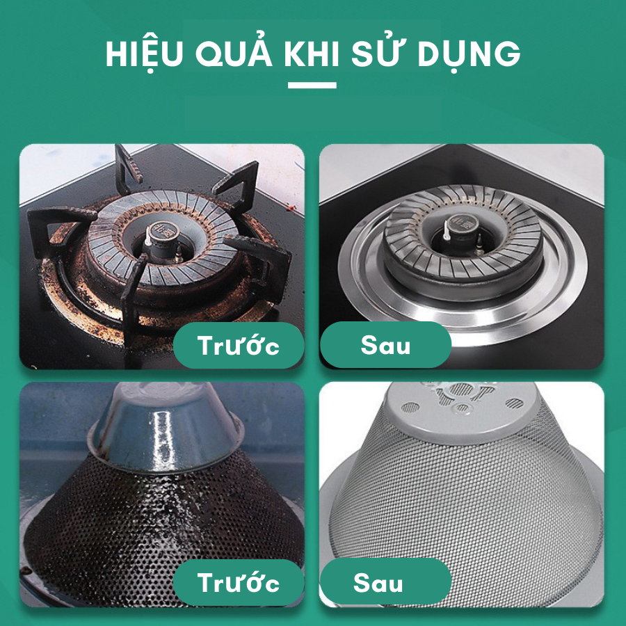 Bình xịt vệ sinh đa năng, xịt nhà bếp bám dầu mỡ, tẩy các vết ố bẩn, giệt vi khuẩn có hại chuyên tẩy dầu mỡ, tẩy nhà bếp, tẩy hút mùi, bếp gas, bếp từ, đáy xoong, đáy chảo - Hàng chính hãng