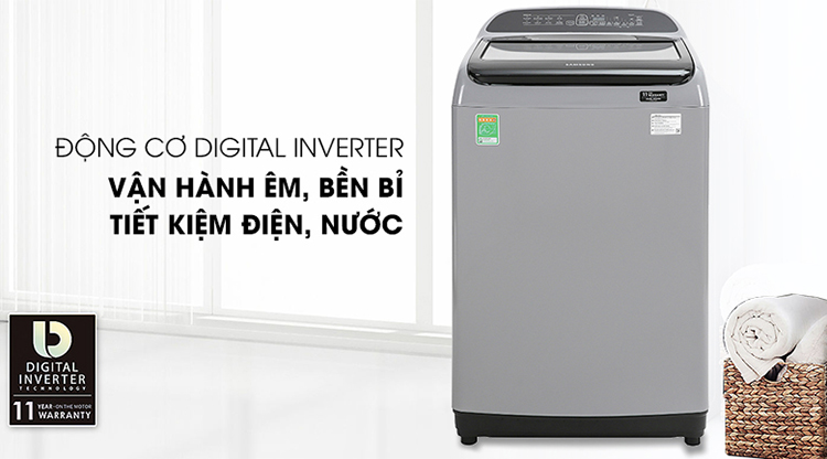 Máy Giặt Samsung Inverter 9 kg WA90T5260BY/SV - Chỉ giao Hà Nội