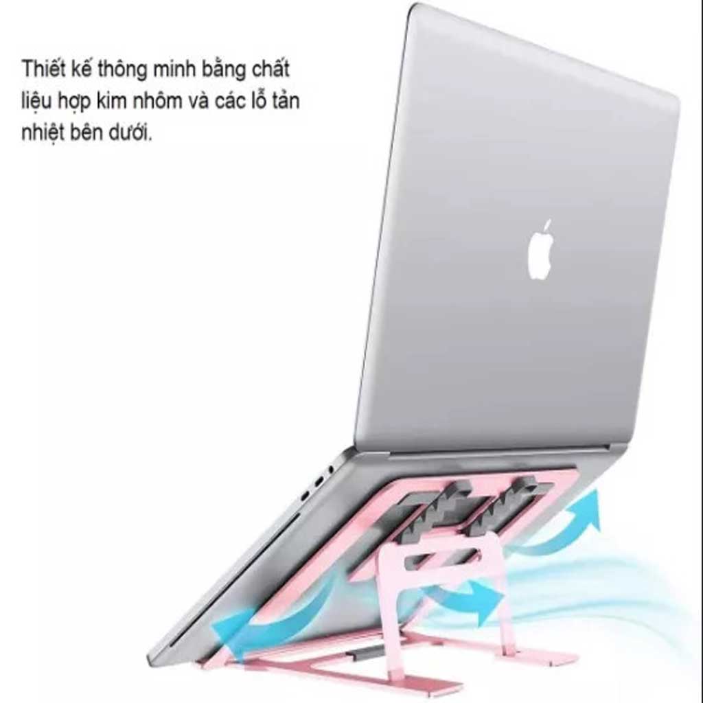Đế Tản Nhiệt Máy Tính Laptop PIX-LINK X5P Bằng Hợp Kim Nhôm, Điều Chỉnh 5 Cấp Độ - Hàng Chính Hãng