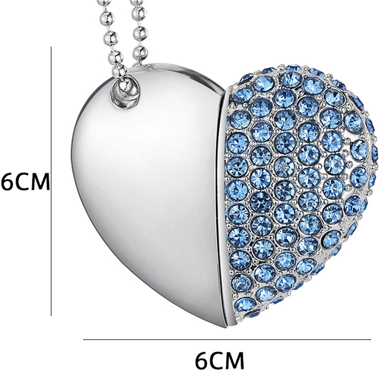 Memory Stick U Disk Portable USB2.0 Heart Shape Computer Storage