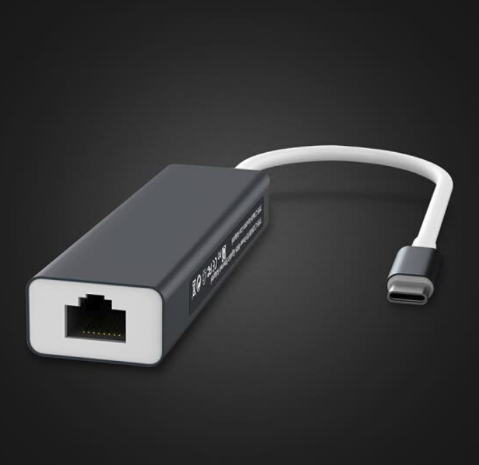 BIAZE Type-C to USB Splitter HUB Hub USB-C to Gigabit Ethernet Port Apple Notebook Converter MacBook Pro Accessories ZH19- Metallic Gray
