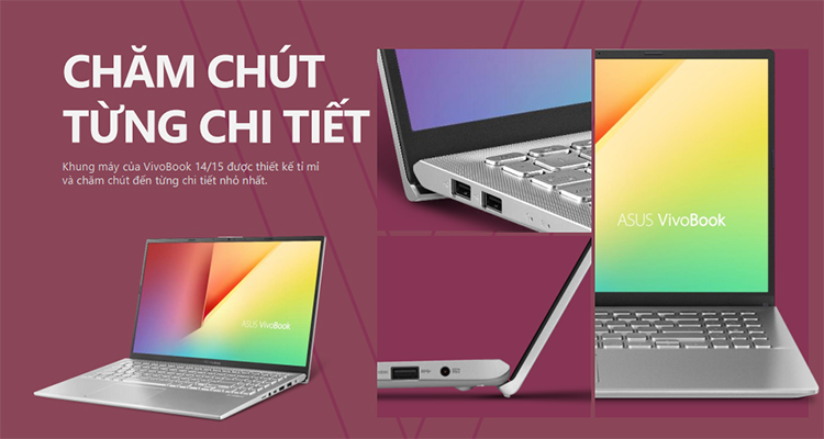 Laptop Asus Vivobook A512FL-EJ163T Core i5-8265U/MX250 2GB/Win10 (15.6 FHD) - Hàng Chính Hãng