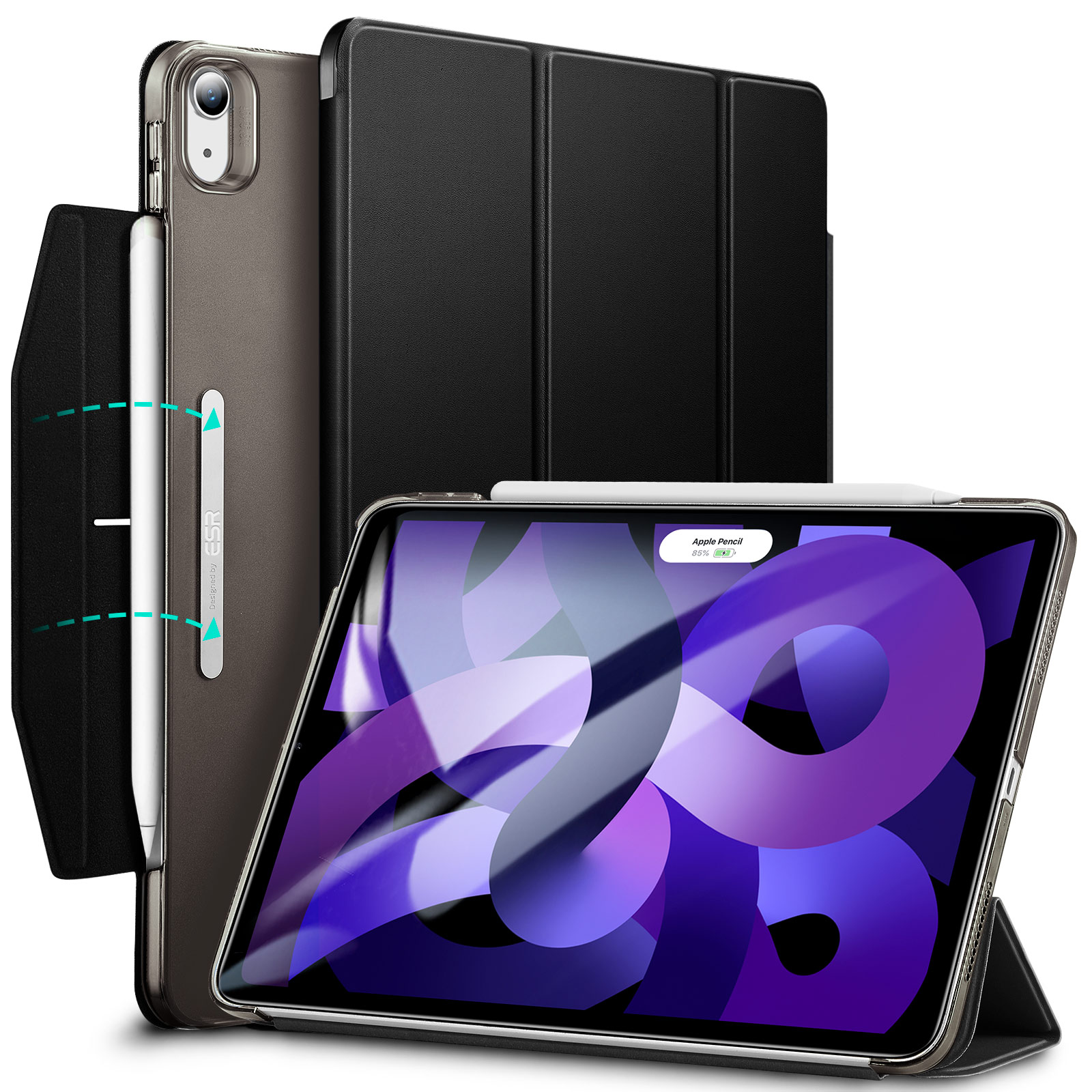 Bao Da Dành Cho iPad Air 4/ Air 5/ Air 6 ESR Ascend Trifold Hard Case - Hàng Chính Hãng