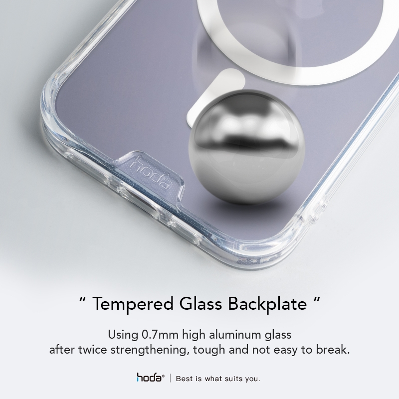 Ốp lưng dành cho iPhone 14 Pro/14 Pro Max Hoda Crystal Pro with Magnetic - Hàng Nhập Khẩu