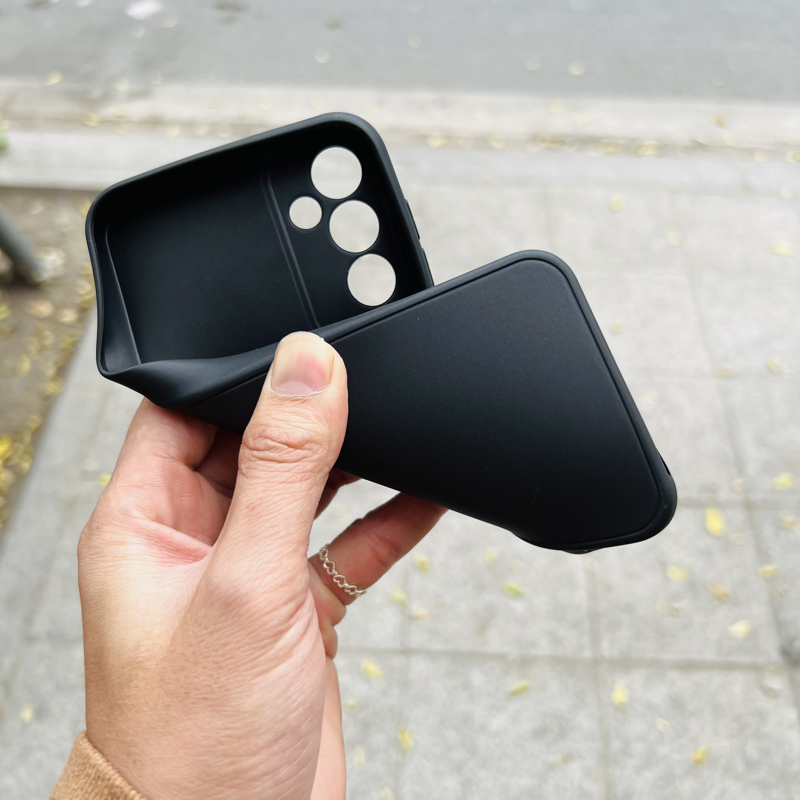 Ốp màu 6D Camera Dành Cho Samsung galaxy A14 5G Cao cấp, chống bám vân tay, không trơn trượt, bảo vệ camera