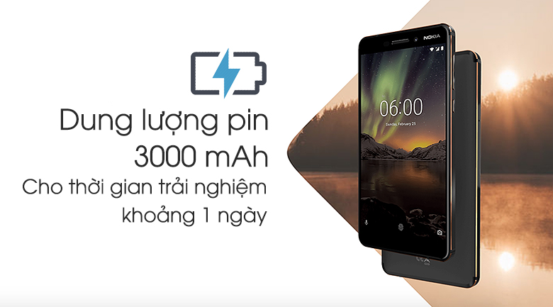 Điện Thoại Nokia 6 (2018) - Hàng Chính Hãng
