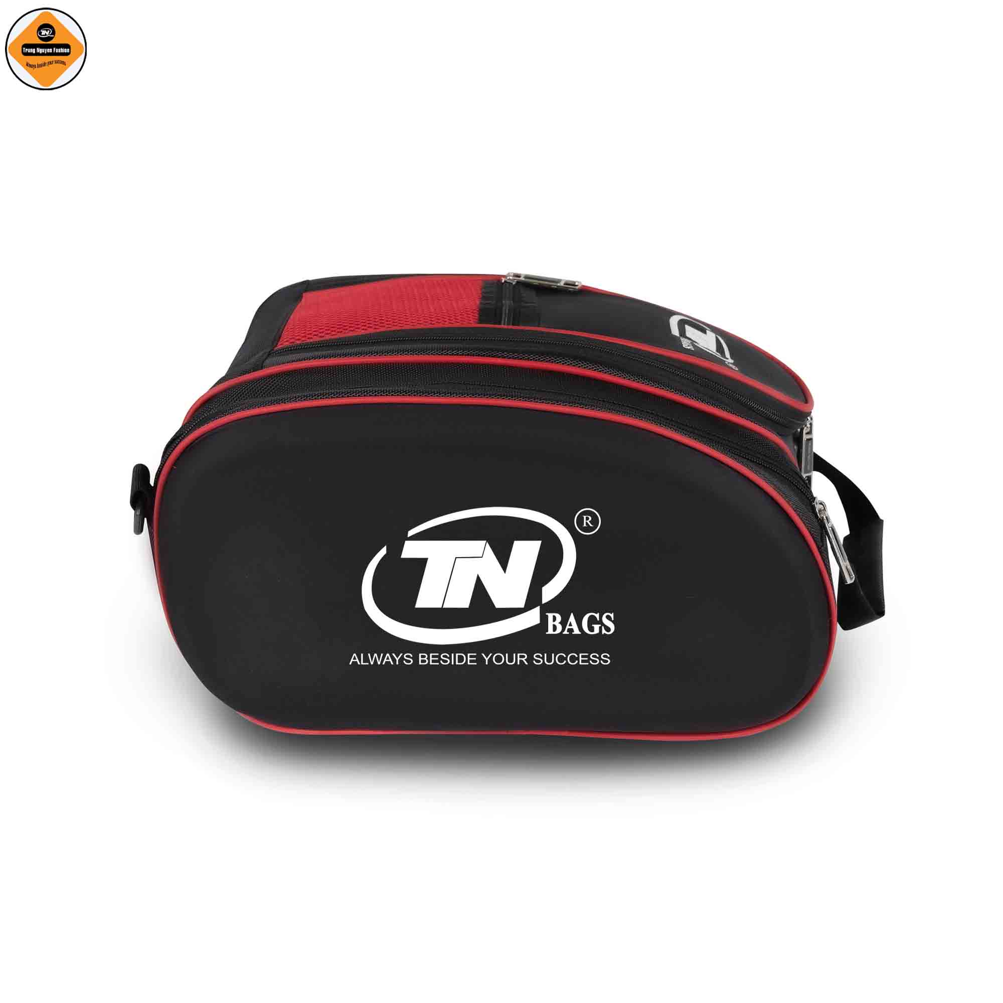 Túi đựng giày bóng đá 2 ngăn màu đen TN Bags – Túi đựng giày chống nước cao cấp, năng động cho tập gym thể thao TN.B9001