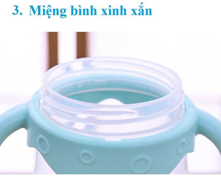 Bình Tập Uống, Bình Nước Chống Rỉ Nước Ống Hút Mềm Cho Bé Gái 7