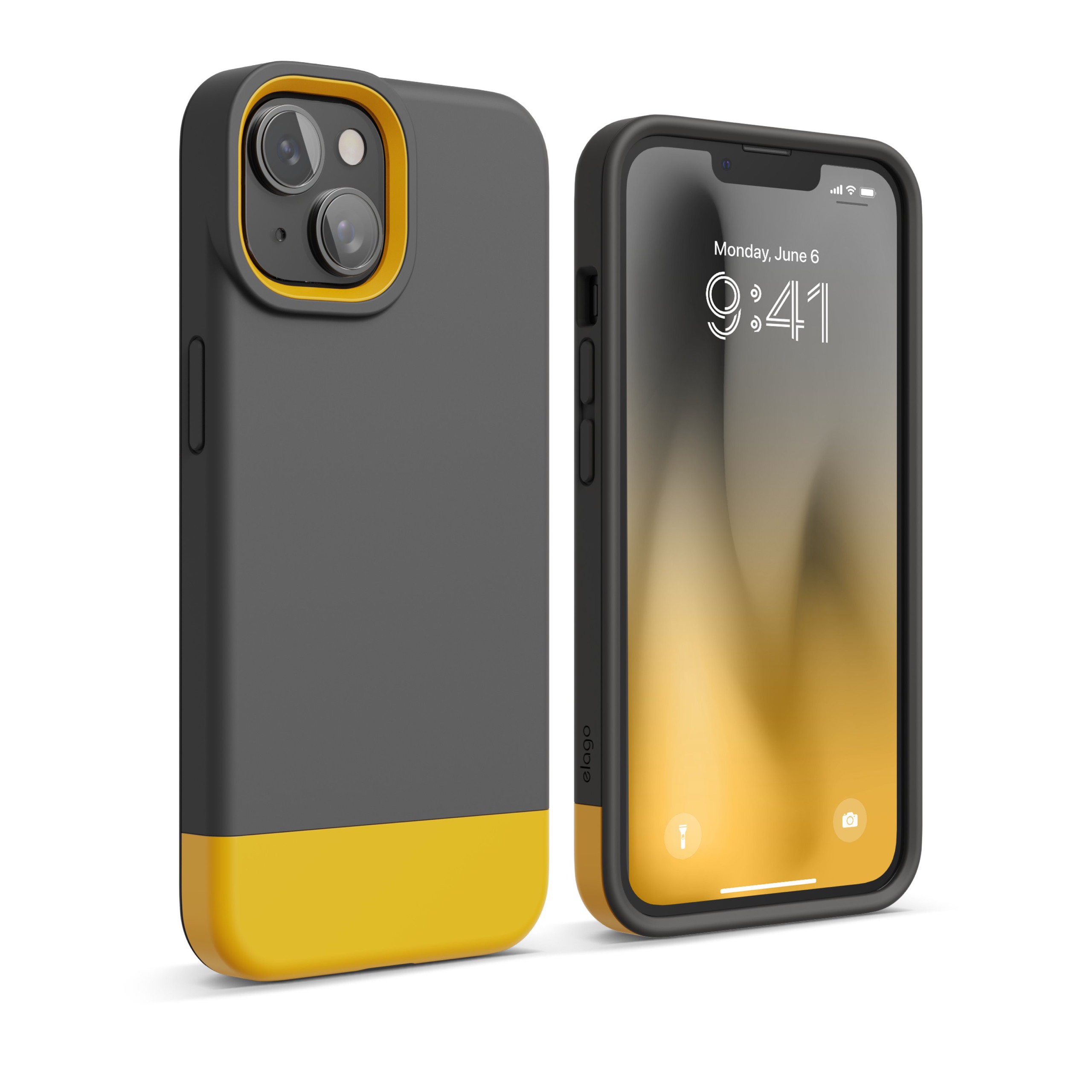 Ốp lưng Elago Glide Case Viền Camera dành cho iPhone 14/ 14 Plus/ 14 Pro/ 14 Promax Chống Sốc Chuẩn Quân Đội- Hàng Chính Hãng