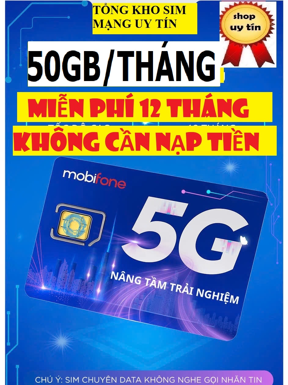 Sim 4G Mobifone chuyên data vào mạng, nhiều lựa chọn thời gian sử dụng - Hàng chính hãng