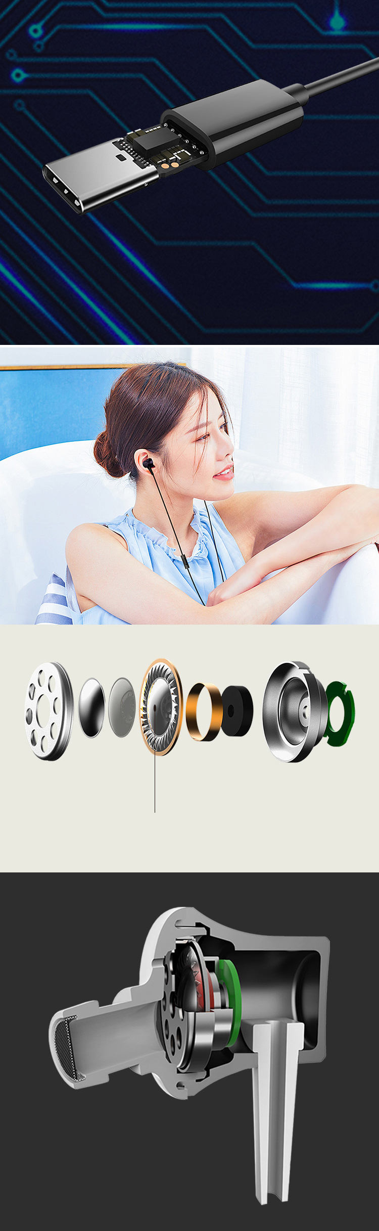 Tai Nghe Có Dây Millet Piston (Phiên Bản Type-C)