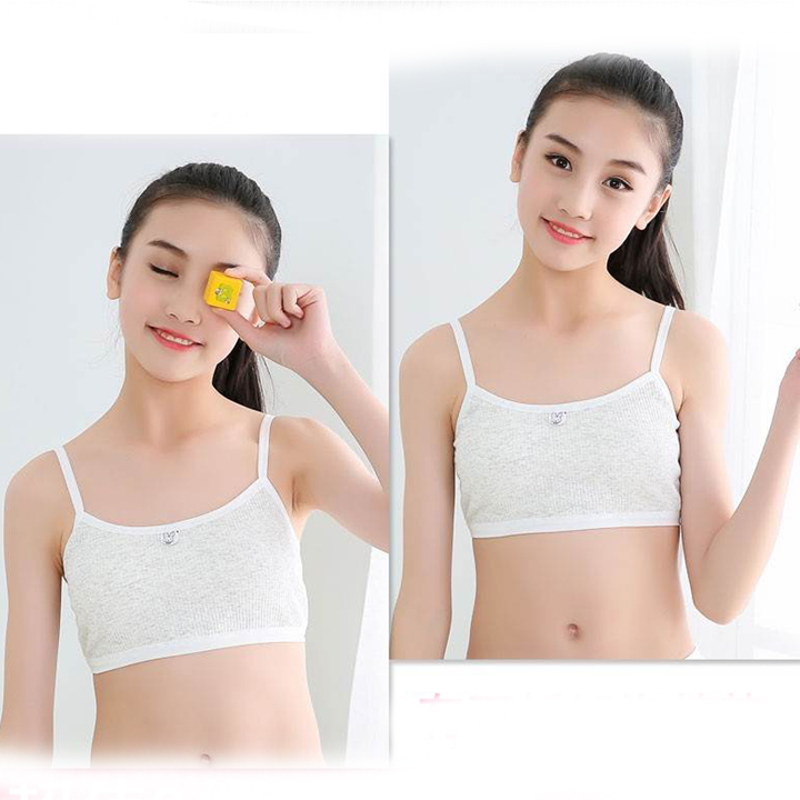 Combo 5 áo lót học sinh tuổi dậy thì cấp 1, 2, 3 - vải cotton tăm mềm mát thoải mái - phù hợp với các bạn nữ dưới 53kg