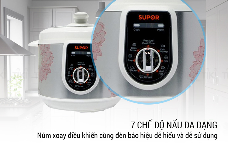 Nồi Áp Suất Điện Supor SPC50YA310VN (5.0 lít) - Hàng Chính Hãng