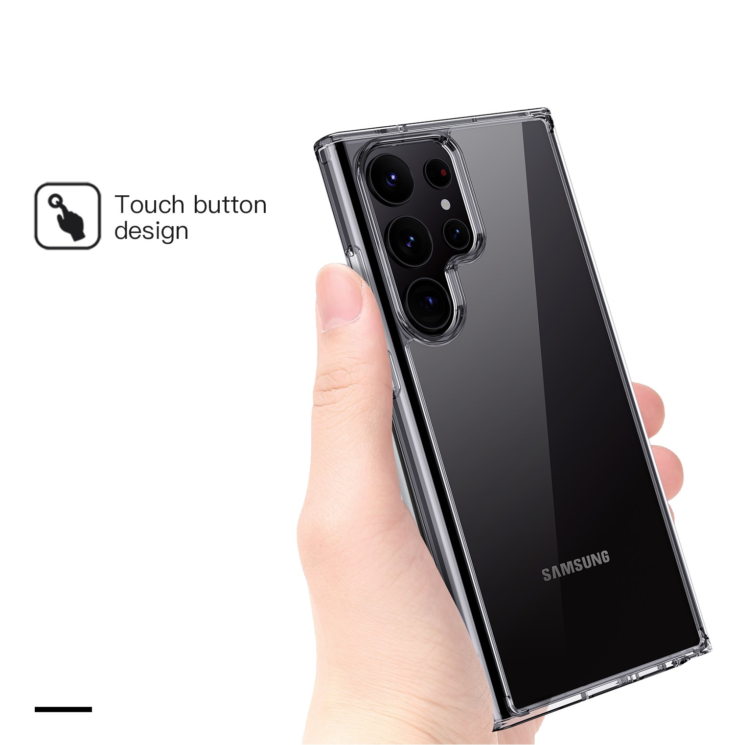 Ốp lưng chống sốc trong suốt cho Samsung Galaxy S24 / Galaxy S24+ / Galaxy S24 Plus / S24 Ultra Likgus Crashproof giúp chống chịu mọi va đập- Hàng nhập khẩu