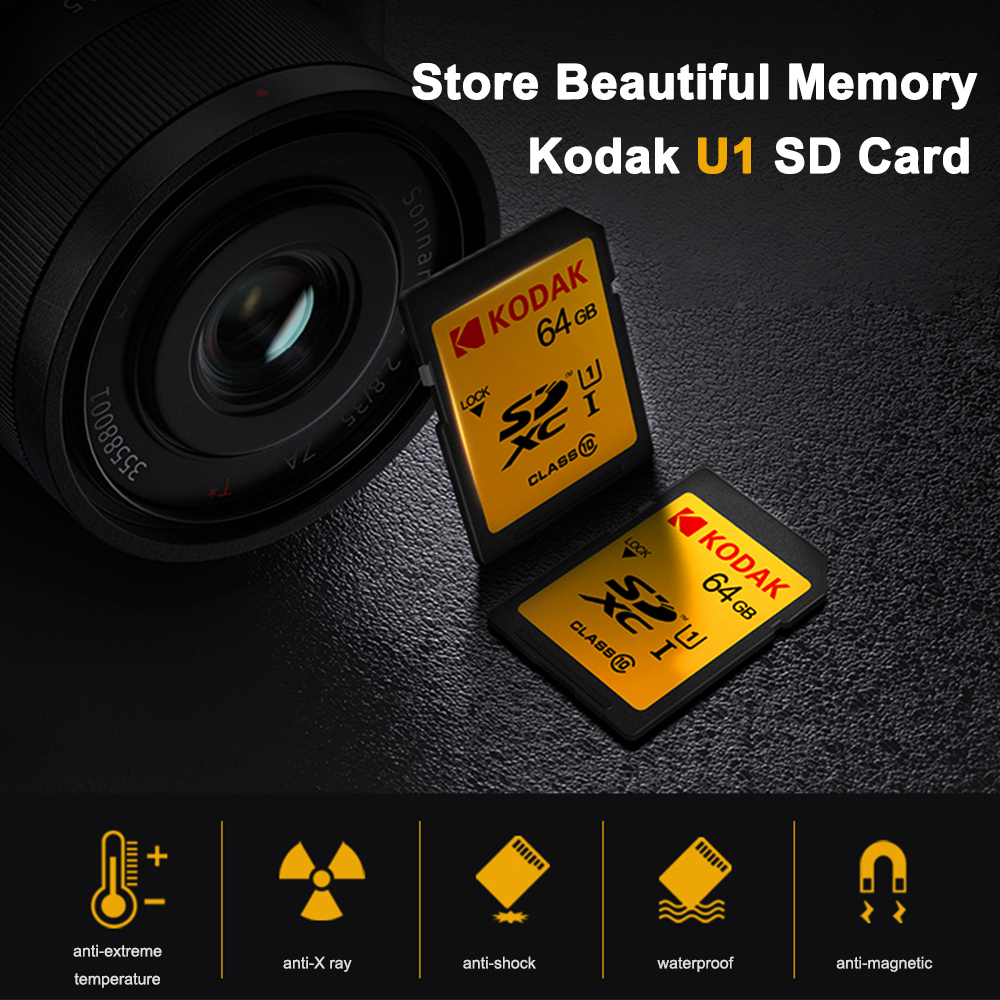 Thẻ Nhớ SD Kodak U1 Cho Máy Ảnh Kỹ Thuật Số Thẻ Nhớ SD Kodak U1 Cho Máy Ảnh Kỹ Thuật Số