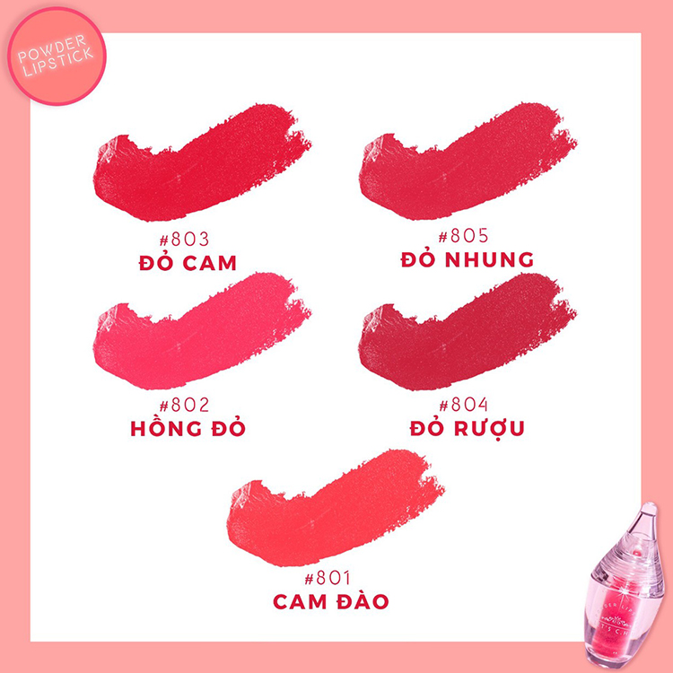 Son Môi Dạng Bột CHU LIPSTICK 35g - Tặng Kèm Túi Và Son Dưỡng