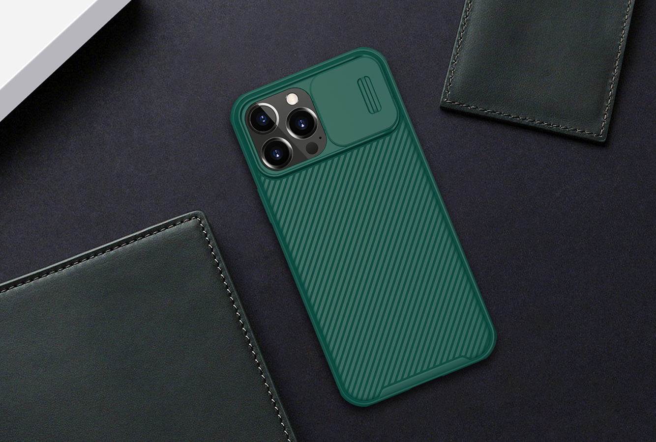 Ốp Nillkin bảo vệ Camera cho iPhone 13 / 13 Pro / 13 Pro Max Nillkin Camshield nắp đậy bảo vệ Camera - Hàng nhập khẩu