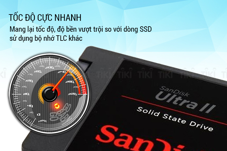 Ổ Cứng SSD SanDisk Ultra II 240GB (Up to 550/500 MB/s)