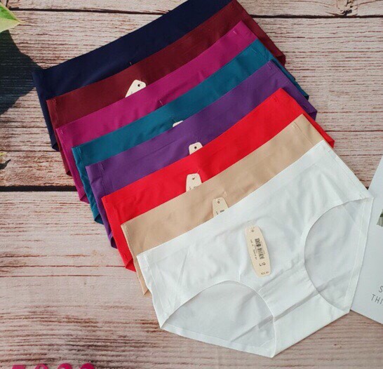 Bộ 10 quần lót nữ su đúc mỏng nhẹ, thoáng mát, mềm mịn không đường may, phom quần ôm mông, tôn dáng cho bạn gái thoải mái diện trang phục bó sá