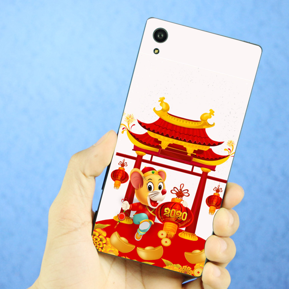 Ốp lưng điện thoại Sony Xperia X - Chuột chúc tết mã 19 MS CCTM19