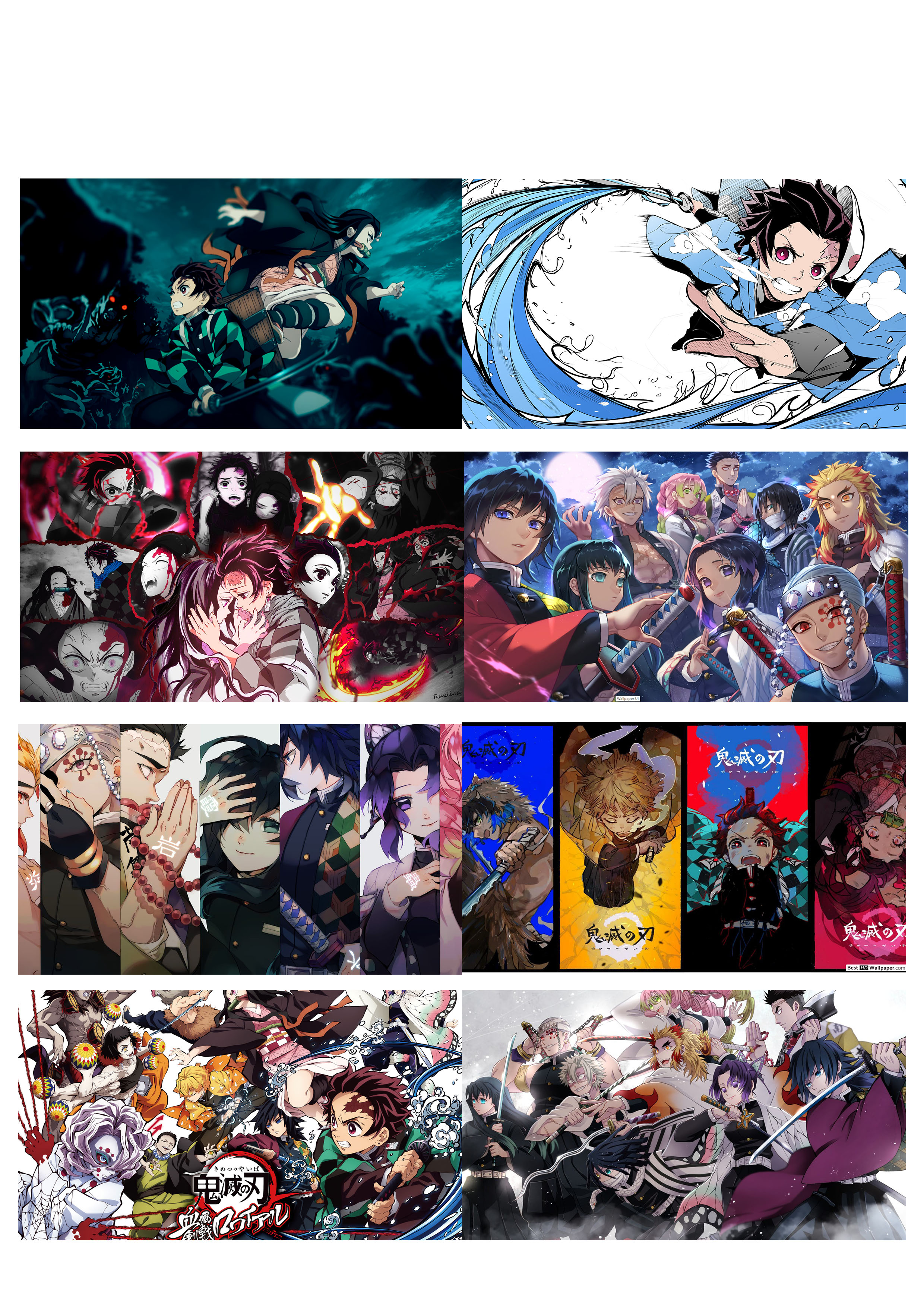 Mua Poster 8 tấm A4 Kimetsu No Yaiba Thanh Gươm Diệt Quỷ anime tranh treo  album ảnh in hình đẹp (MẪU GIAO NGẪU NHIÊN) tại Cửa hàng tiện ích VT