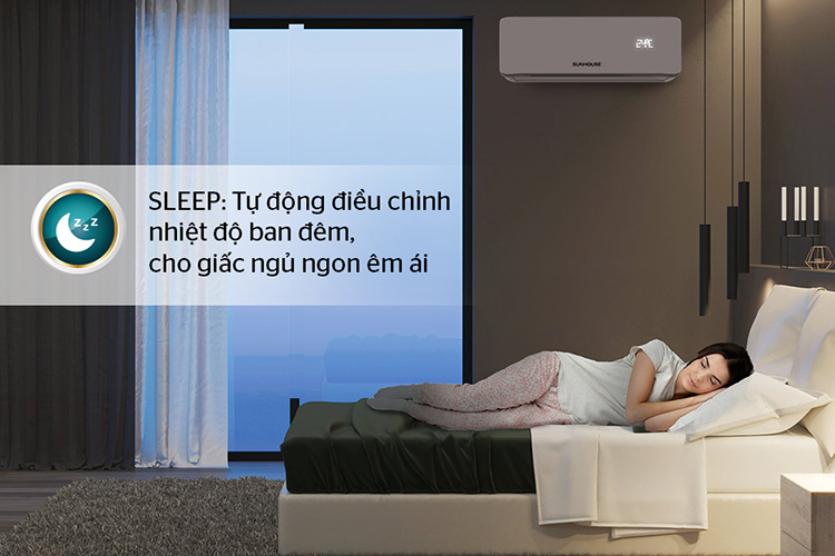 Điều Hòa Sunhouse SHR-AW09C310 (9.000Btu) - Hàng Chính Hãng - Chỉ Giao tại Hà Nội