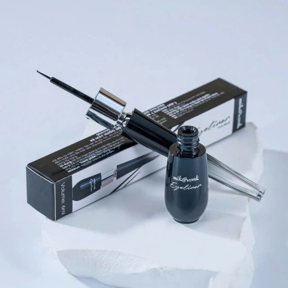 Kẻ mắt nước Mik@vonk siêu đen không lem không trôi Hàn Quốc 3.5ml tặng kèm móc khóa