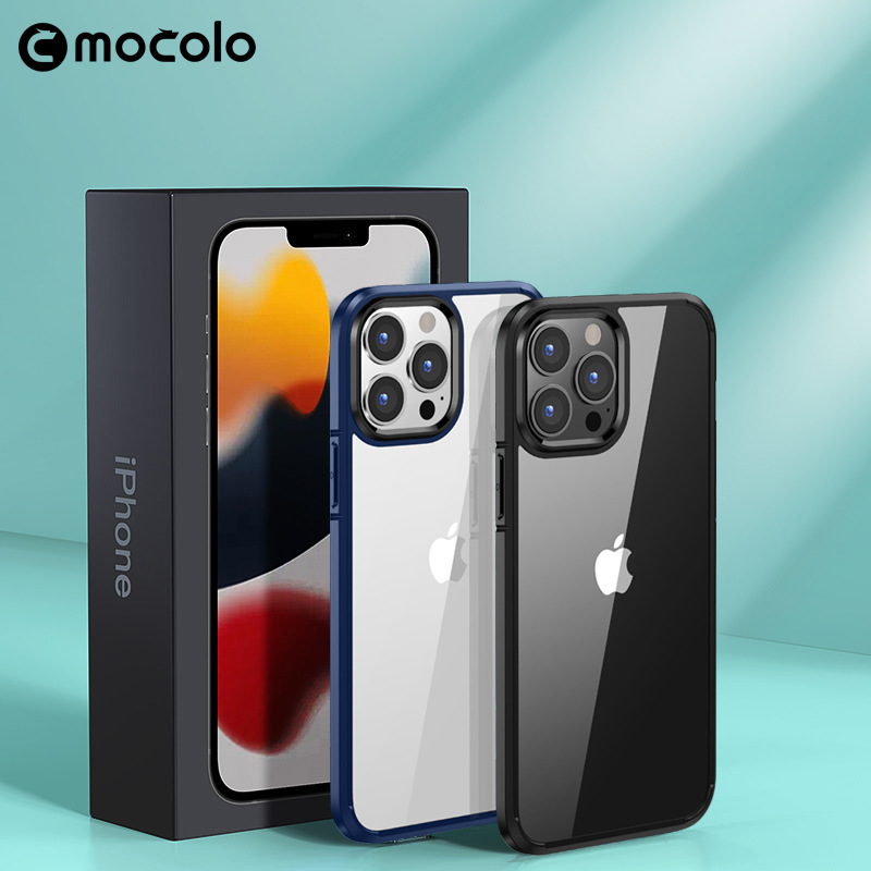 Ốp Lưng Trong Suốt Dành Cho Iphone 14/ 14 Plus/ 14 Pro/ 14 Pro Max Mocolo K02 Bayer Duo- Hàng Chính Hãng