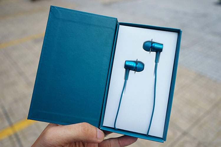 Tai Nghe Nhét Tai Sony MDR-EX750AP Hi-Res - Hàng Chính Hãng