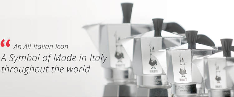 Bình Pha Cà Phê Bialetti - Mokka 3 Cup 0004952 - Màu Đen